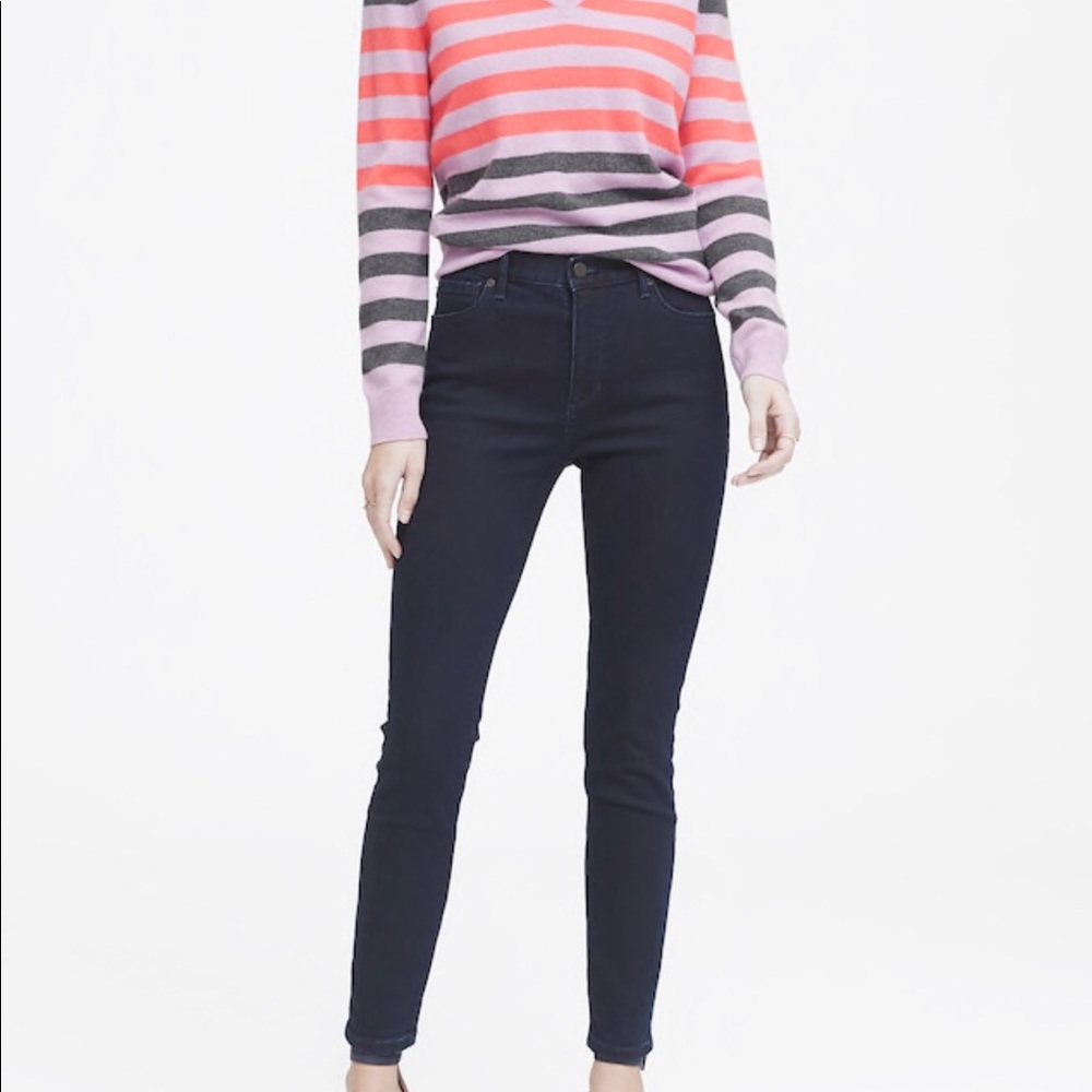 Banana Republic High Waisted Skinny Jeans